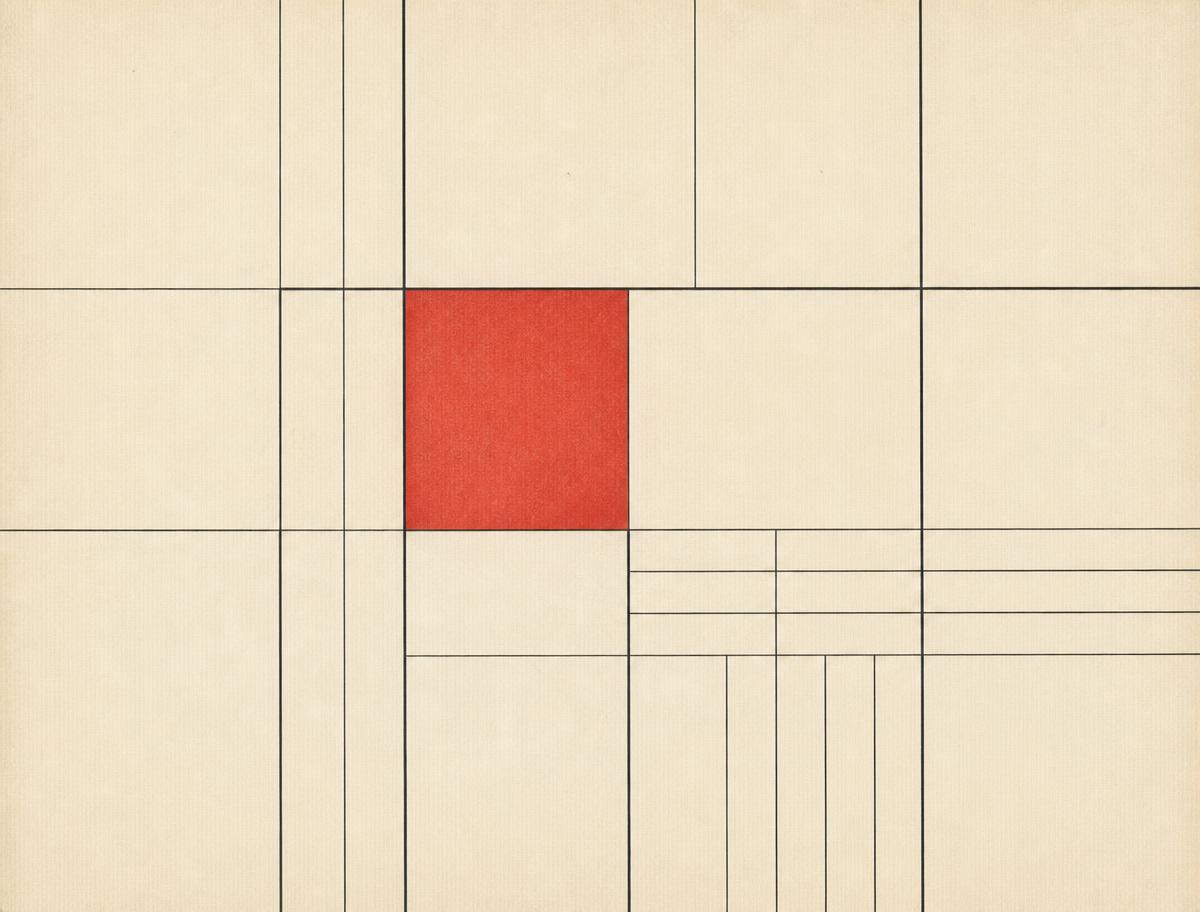 Abstract grid artwork representing an AI management system framework